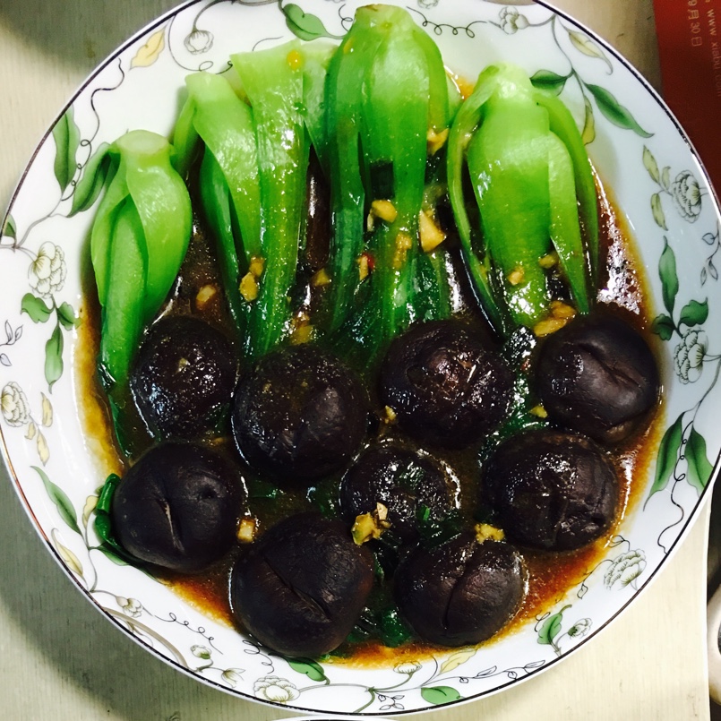 浇汁香菇青菜