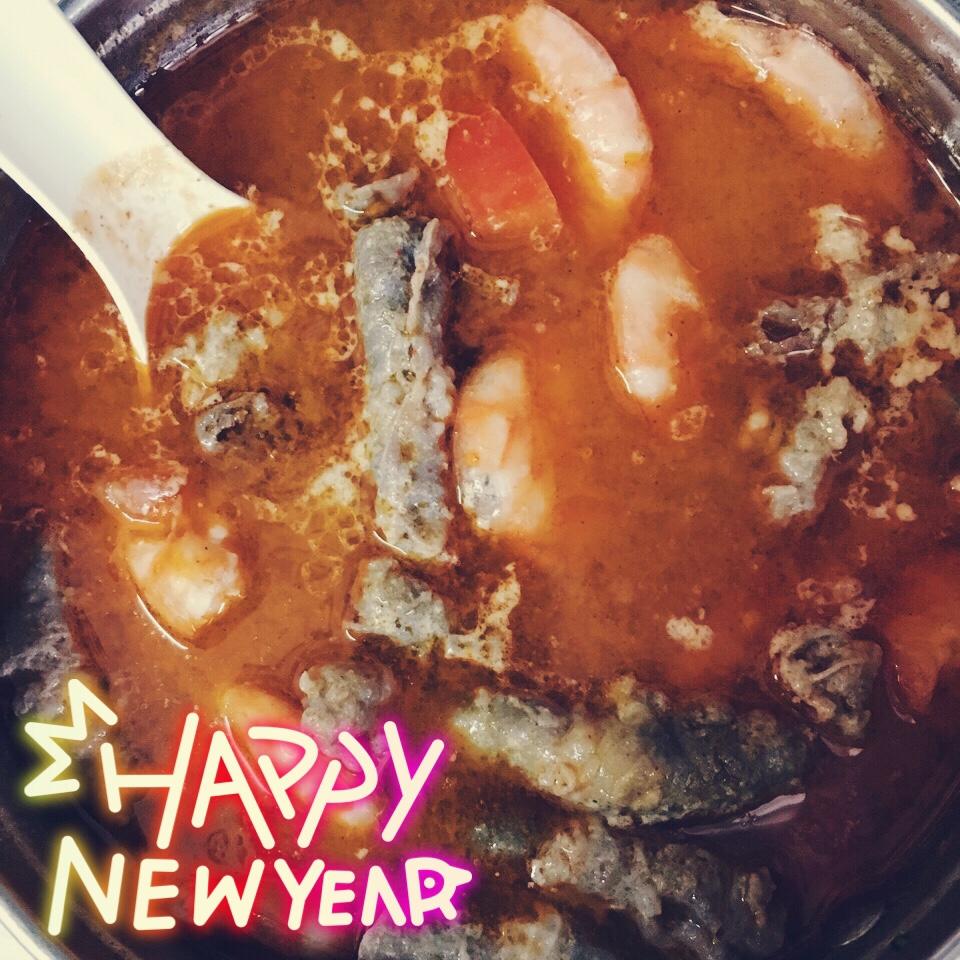 和泰国妹子学的冬阴功汤