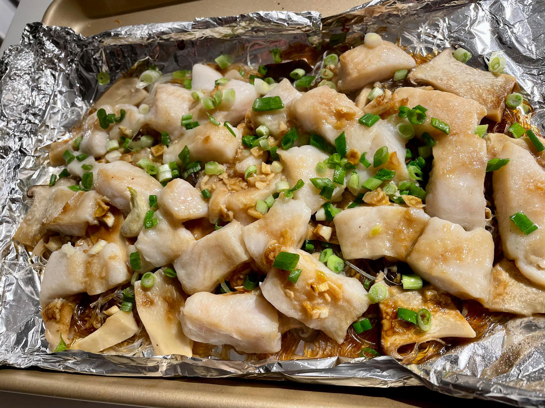 🔥吃不胖❗️蒜蓉粉丝龙利鱼❗️