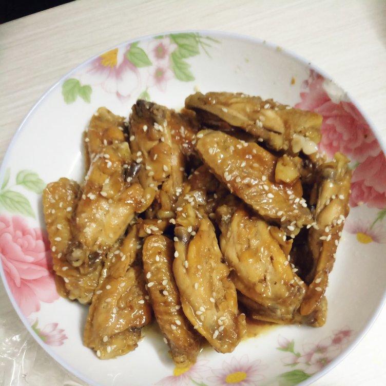 蒜香蚝油鸡翅中