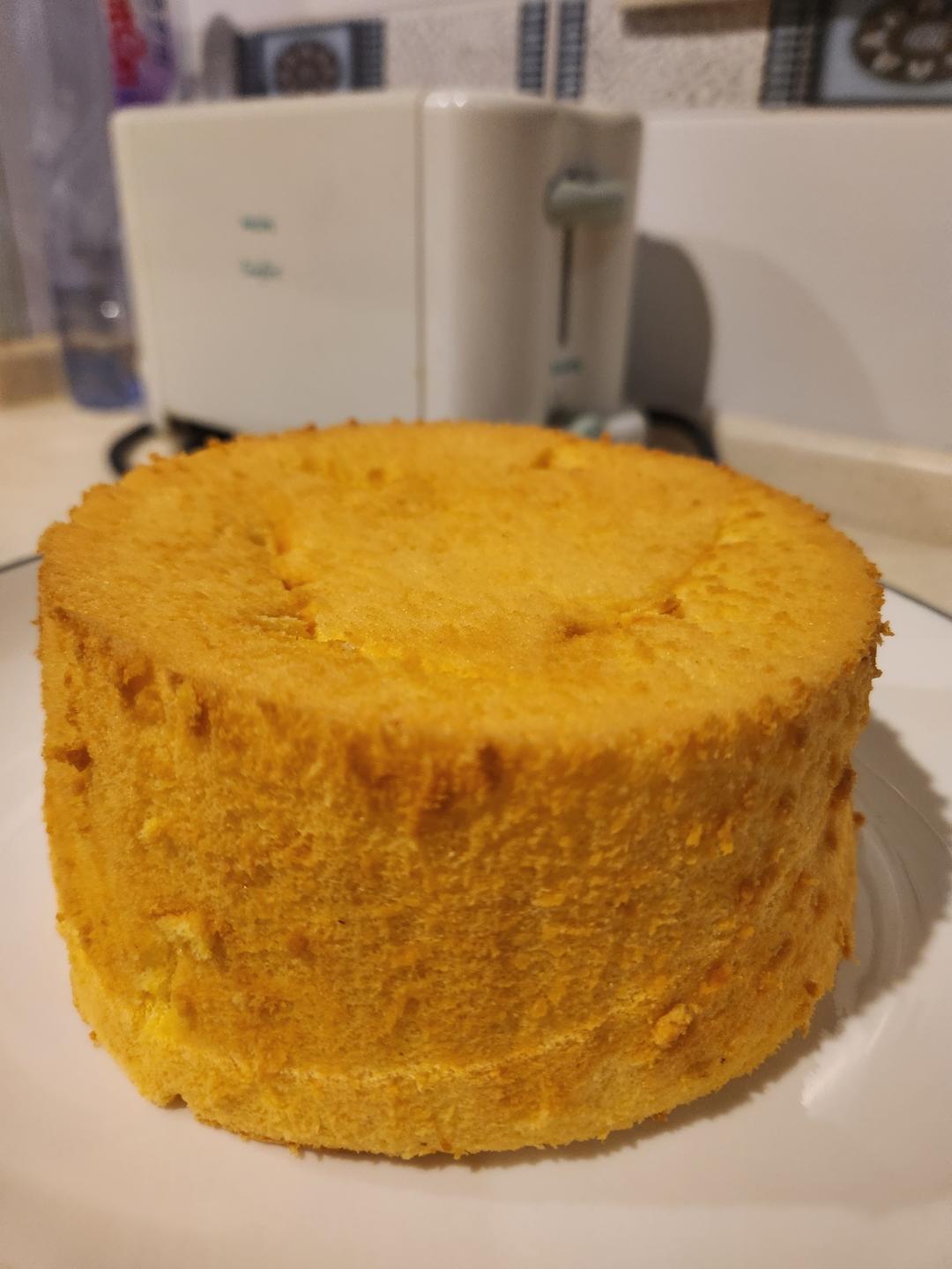 超柔软6寸戚风蛋糕(附8寸配方)零失败 超详细‼️含操作视频