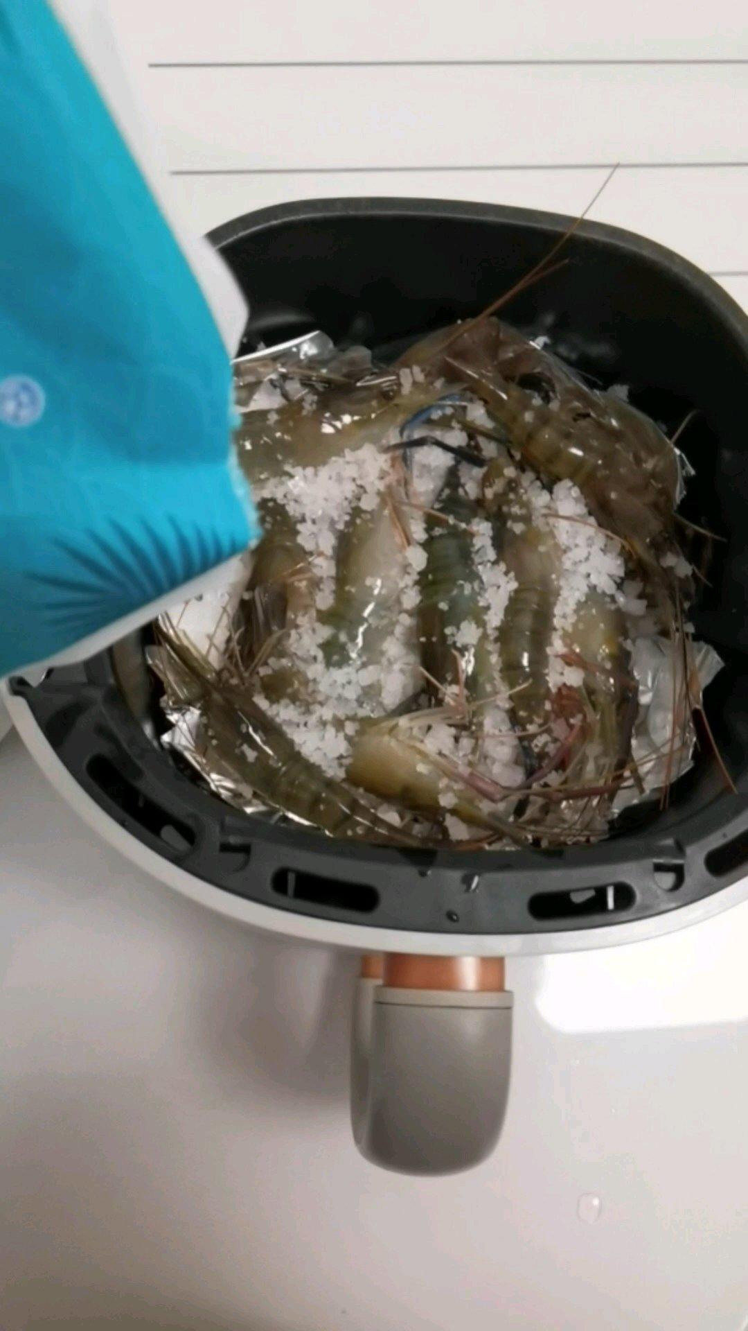 小学生也会做的盐焗虾，简直不能再简单了