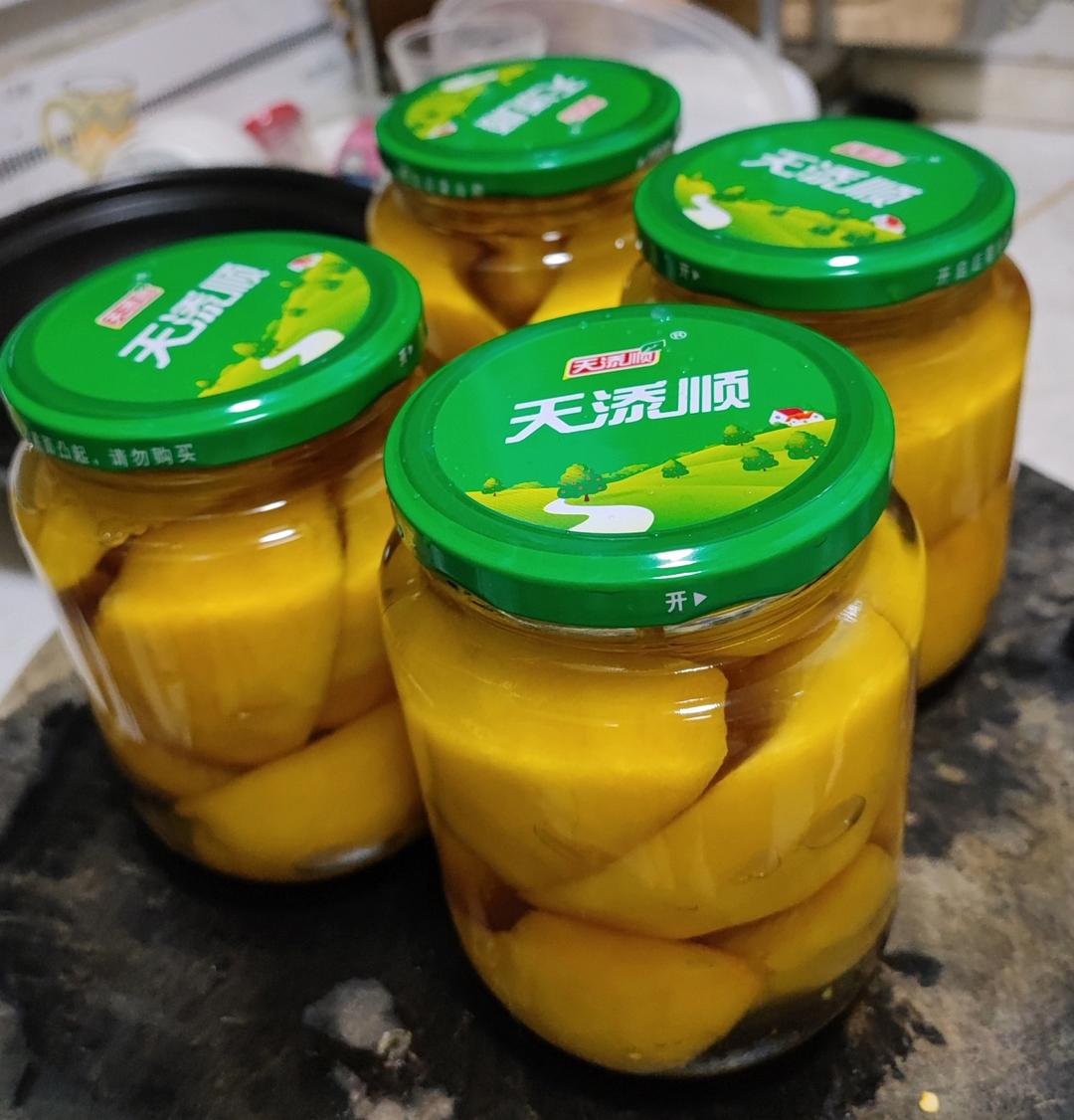 放半年都不会坏的黄桃罐头