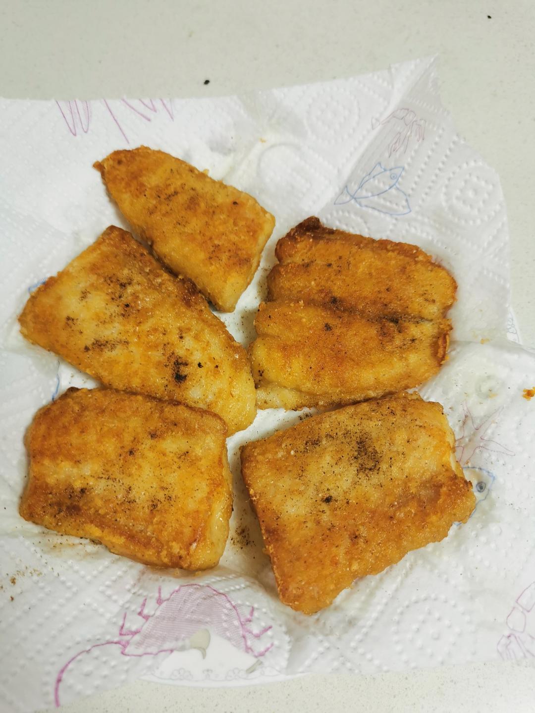 香煎巴沙鱼（龙利鱼）