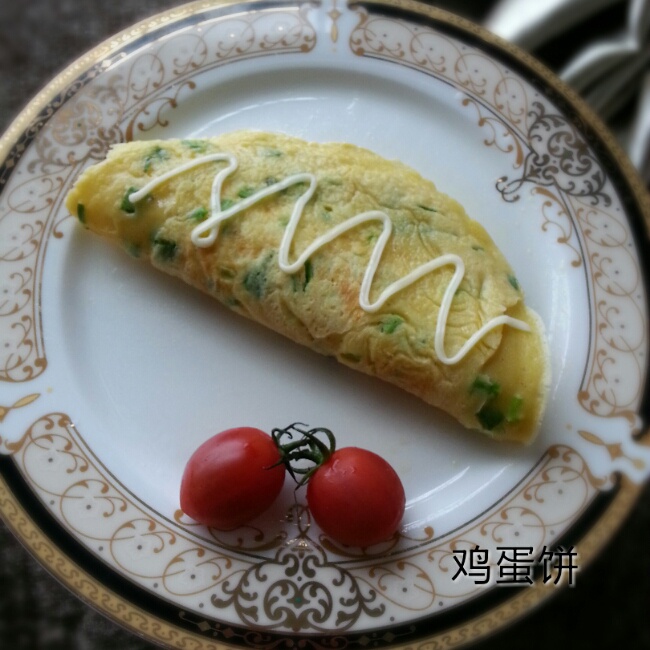 香葱鸡蛋饼
