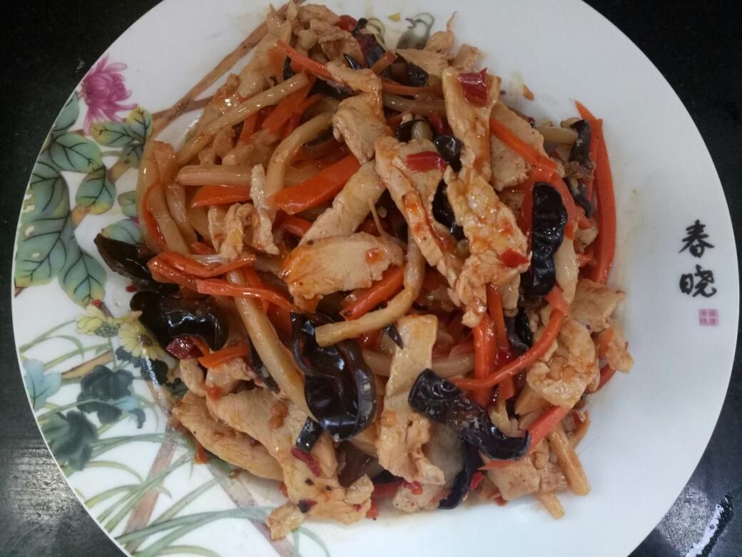 鱼香鸡丝的做法