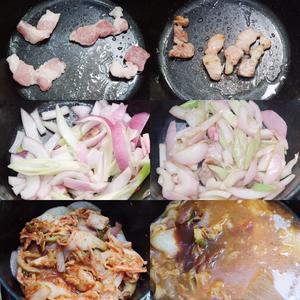🥘韩国泡菜汤 | 比餐厅做的更好喝！简单快手超级上头！的做法 步骤3