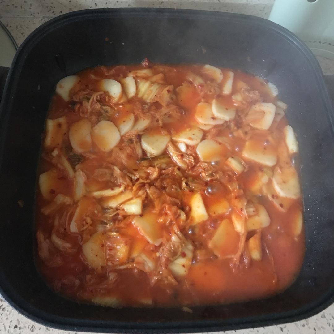 韩国泡菜炒年糕