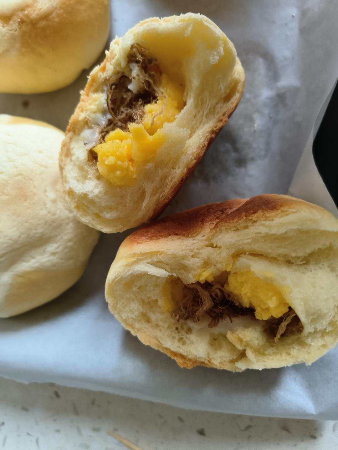 软糯拉丝‼️香甜可口❗️蛋黄麻薯雪芙小吐司