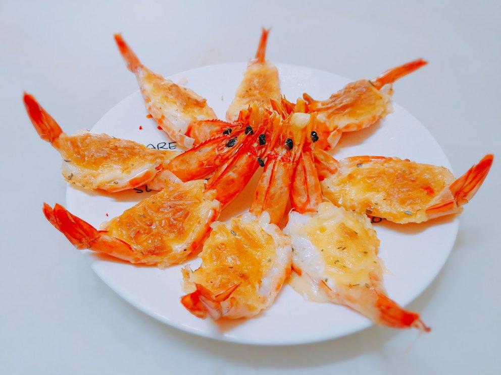 代代bs做的芝士焗大虾