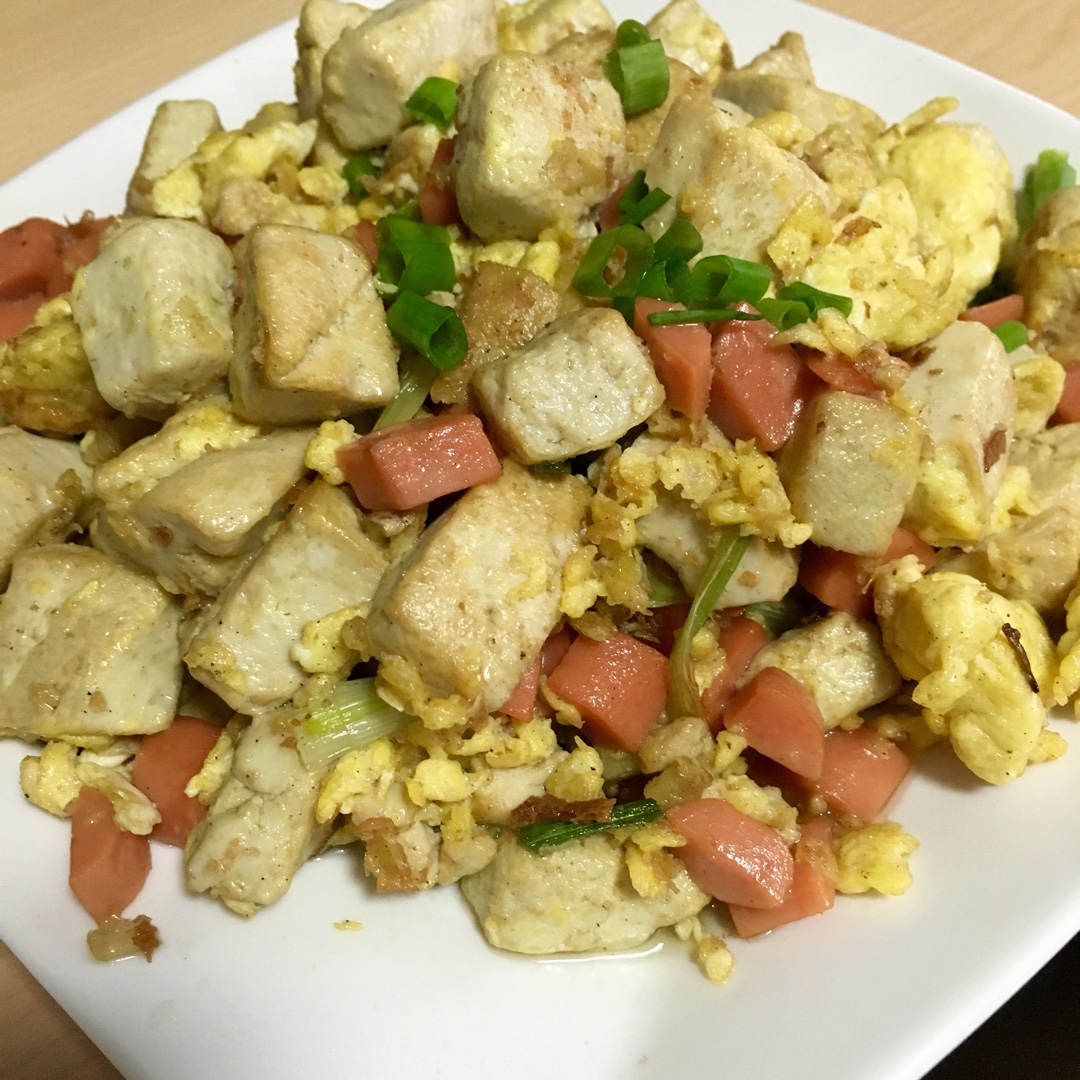 蛋包豆腐丁