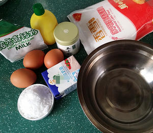 抹茶奶油蛋糕卷的做法 步骤1