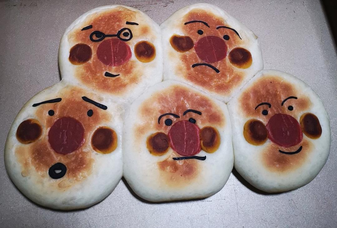 面包超人红豆包超可爱红豆面包