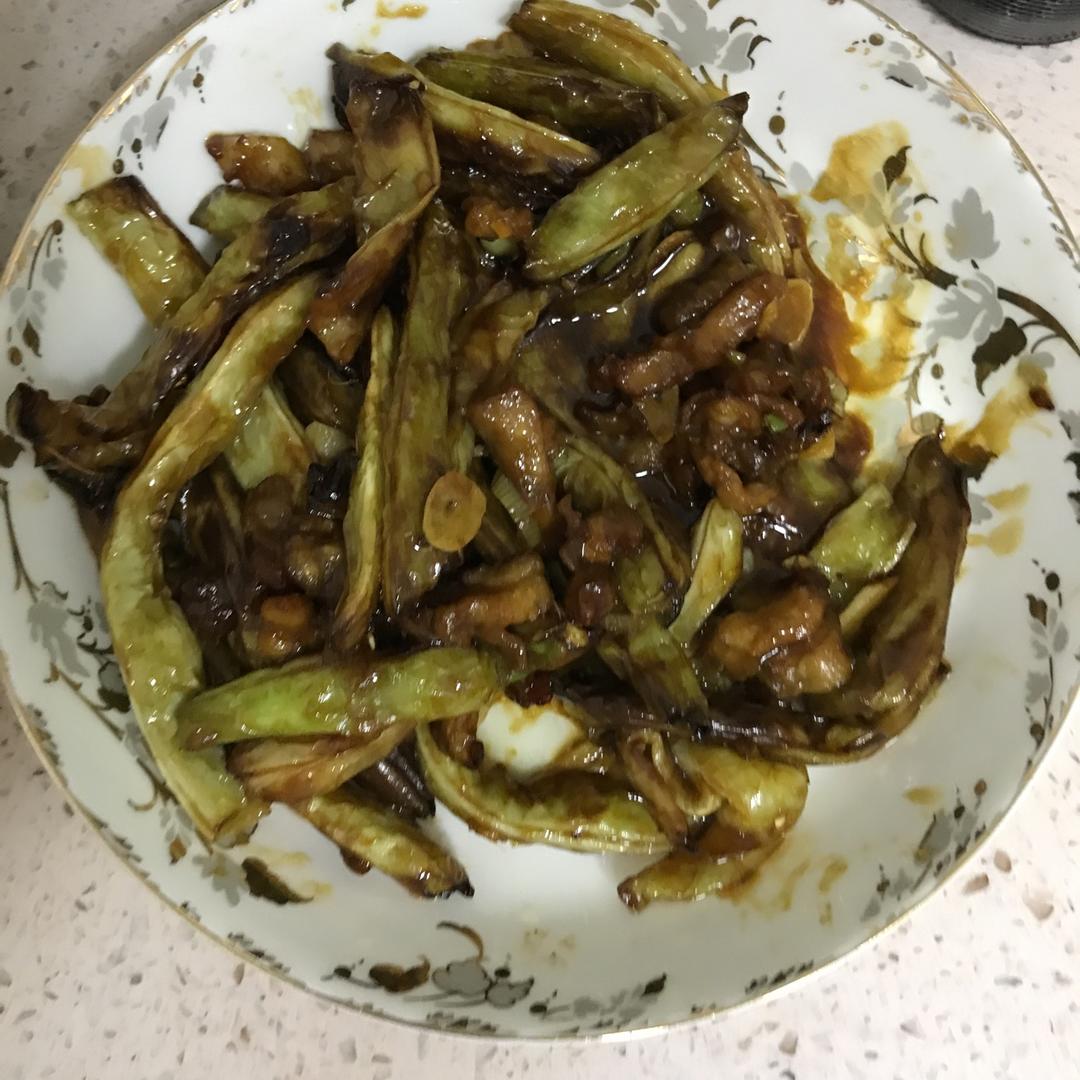 过油肉烧豆角