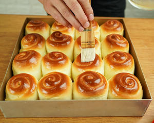 蜂蜜脆底小面包的做法 步骤15