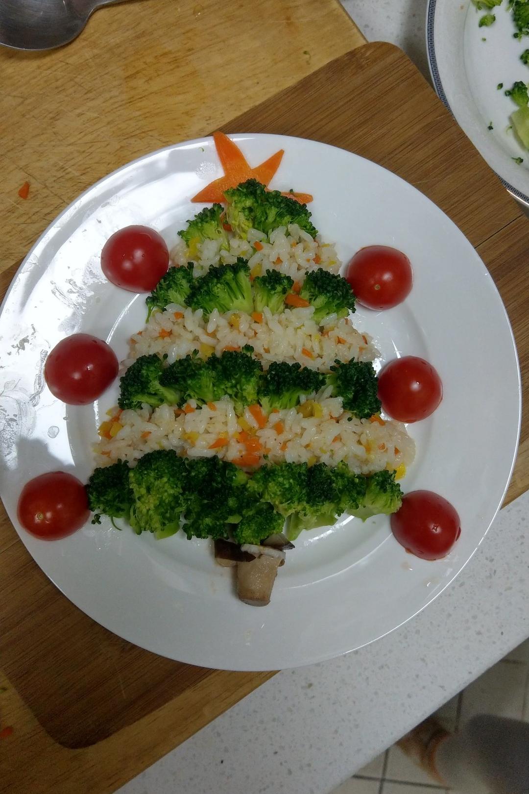 🎄圣诞树造型饭🎄