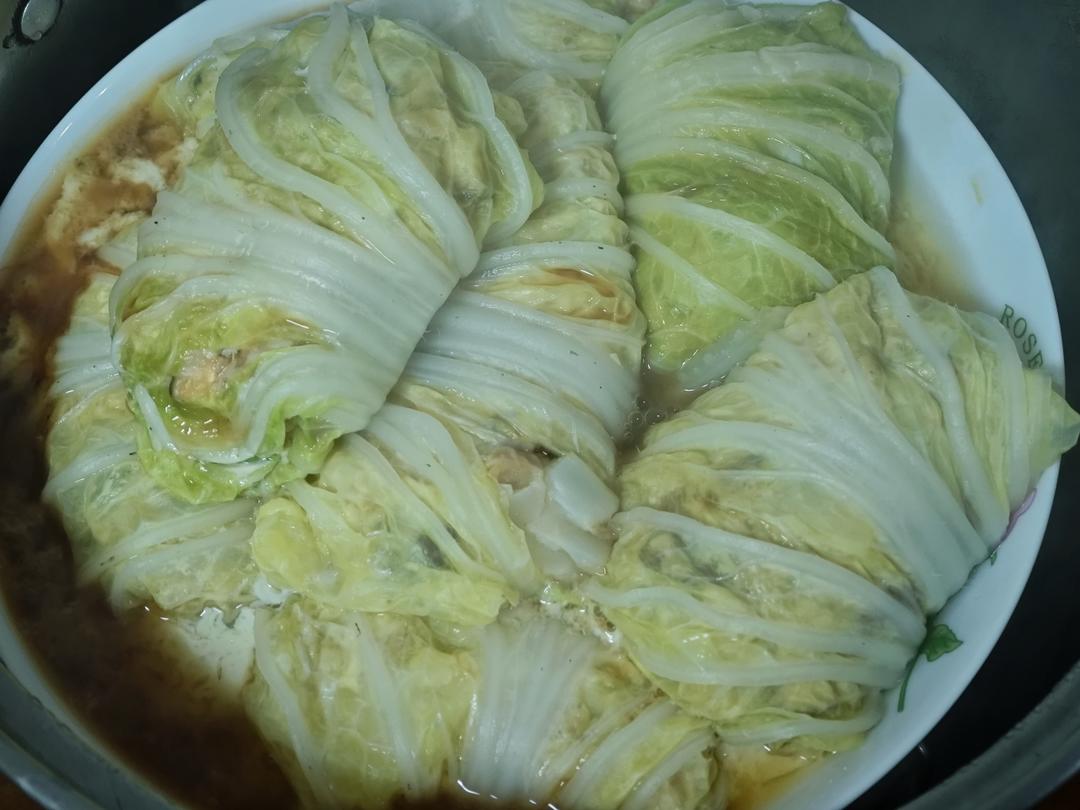 香菇肉末白菜卷(八岁儿童版)