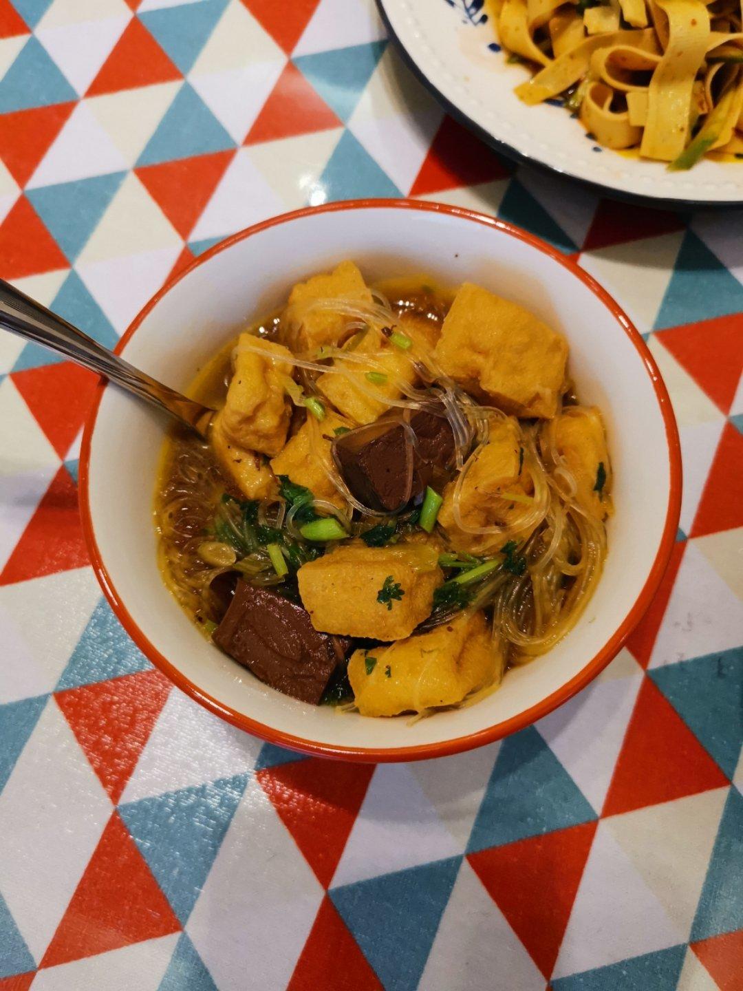 鸭血粉丝汤（简易版）