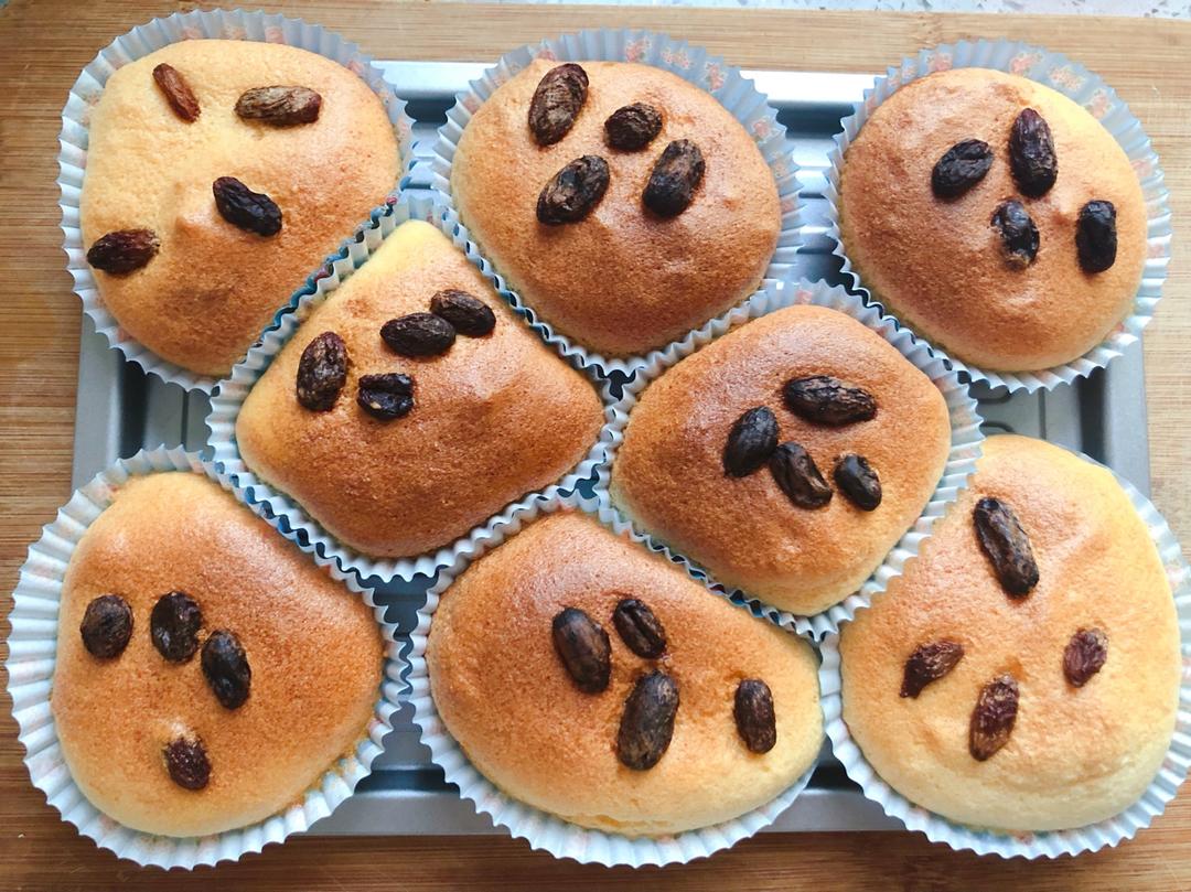 纸杯蛋糕 8寸戚风蛋糕的量