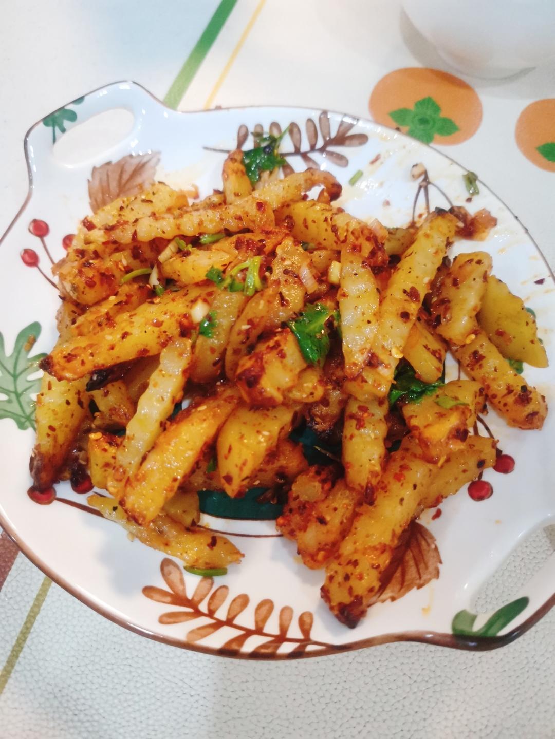 秒杀路边摊✨自制狼牙土豆🥔-在家就能做的美味「0失败」