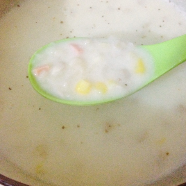 火腿玉米浓汤
