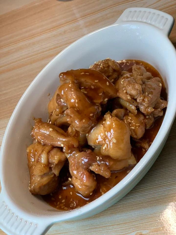 蒜香蜂蜜鸡腿饭