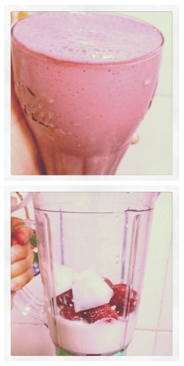strawberry shake的做法