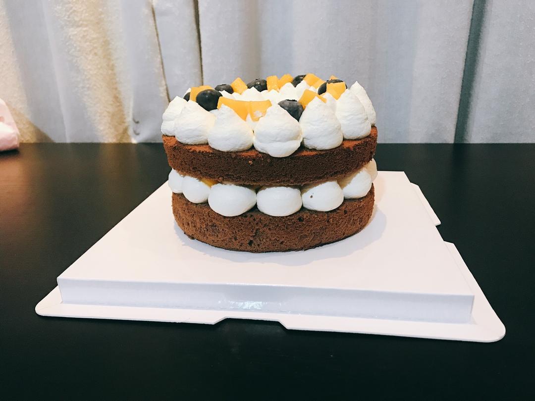 不消泡的巧克力戚风