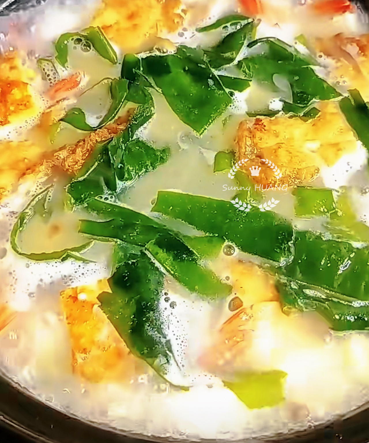 海带豆腐鸡蛋虾仁汤的做法