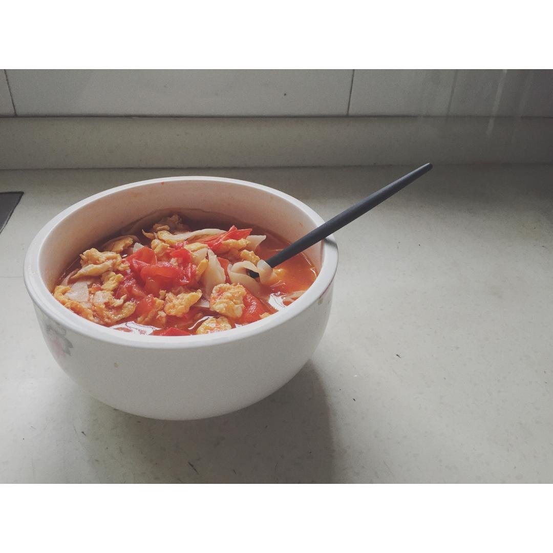 番茄鸡蛋盖浇面