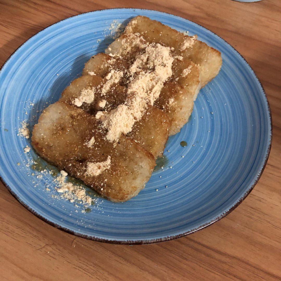 糯米糍粑---江南人叫它糍饭糕！