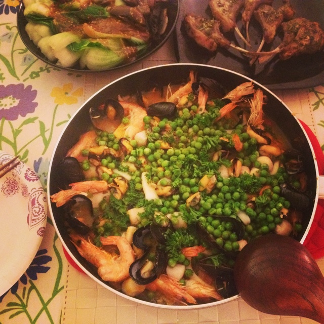 【曼食慢语】Seafood Paella 西班牙海鲜饭