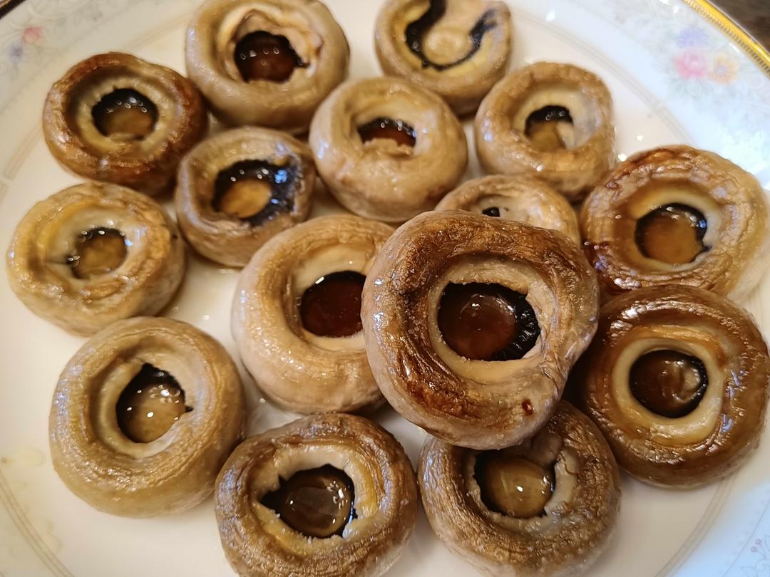 保留最原始鲜味儿的煎口蘑