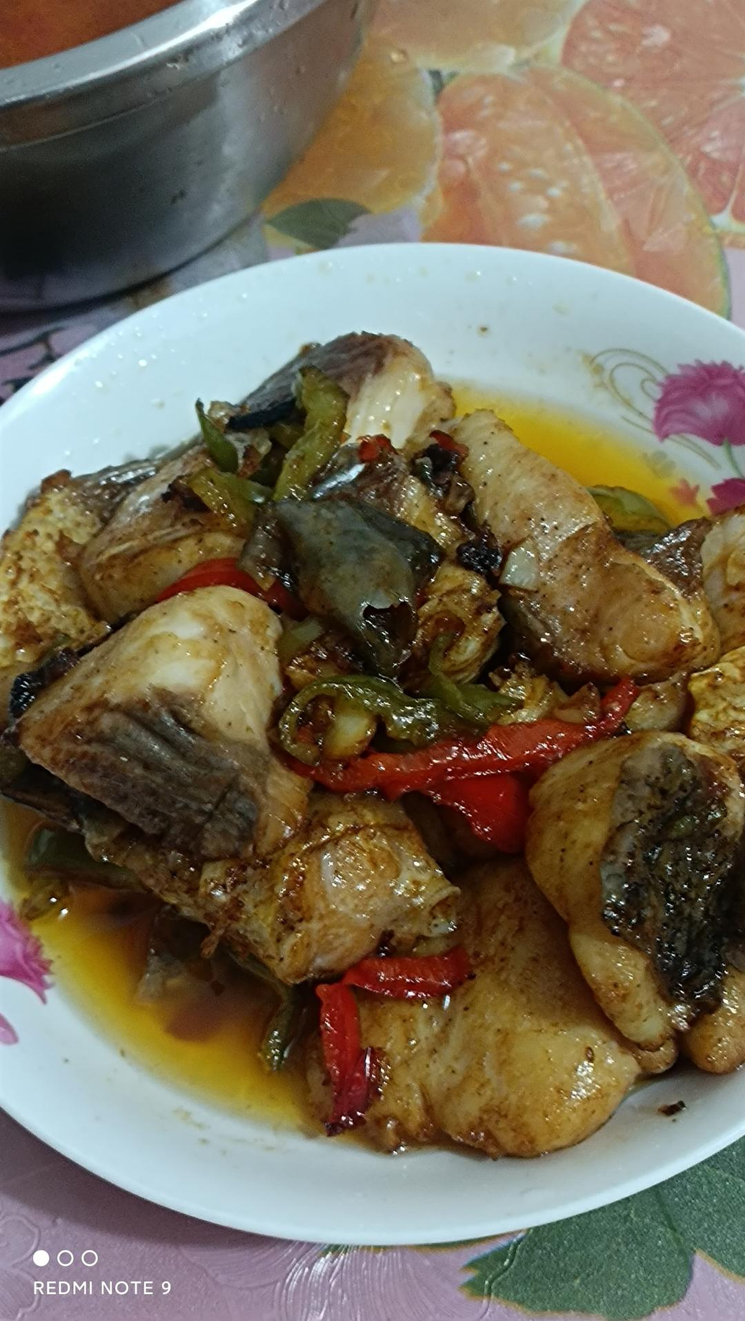 红烧鱼块