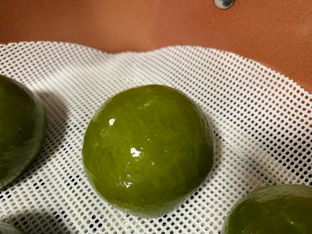 咸蛋黄肉松青团（艾糍）