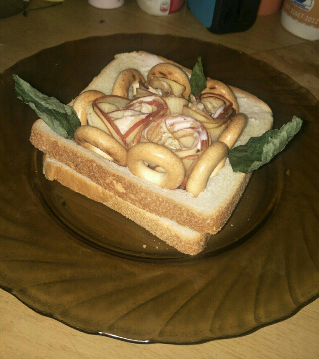 苹果玫瑰吐司