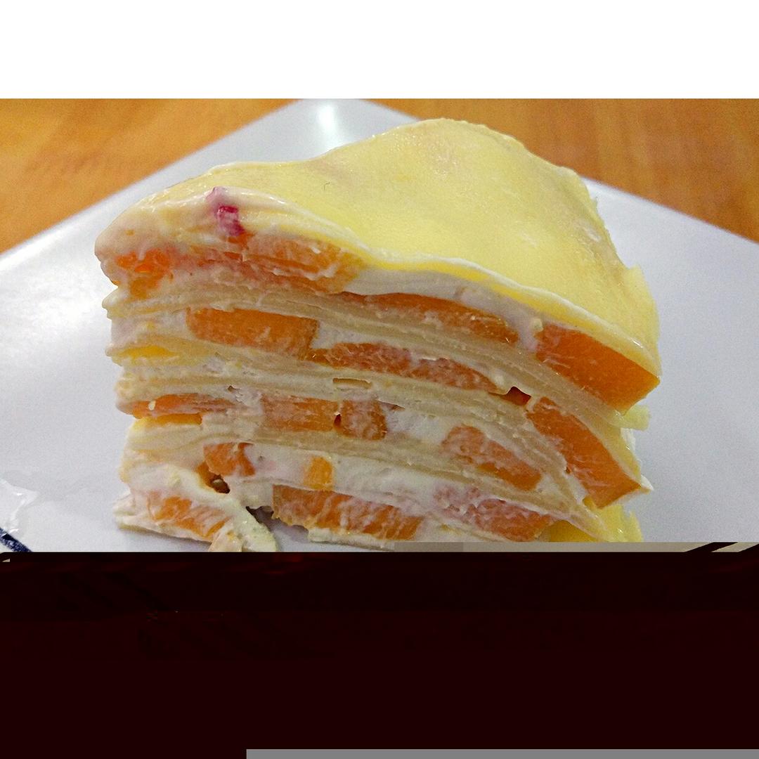 芒果千层蛋糕，100%成功告别煎皮无能