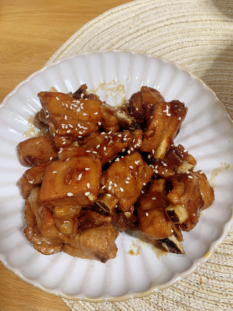 糖醋排骨/糖醋小排（不放油）（12345口诀做出正宗上海本帮）