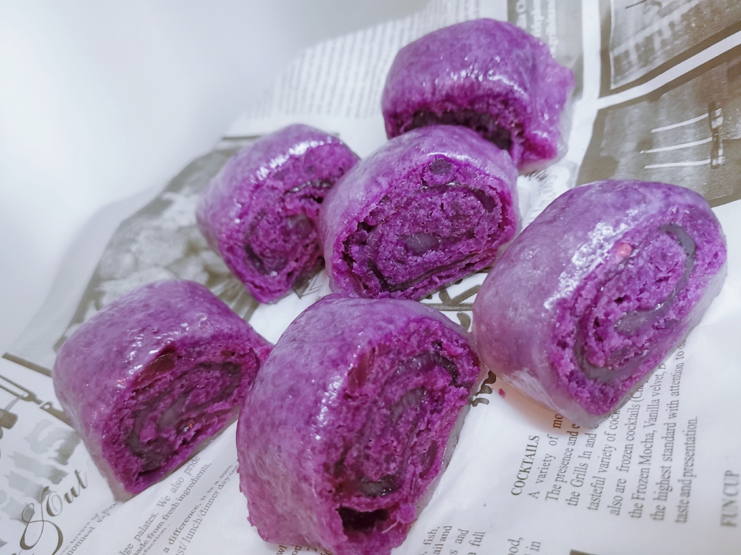 紫薯白玉卷的做法 步骤7