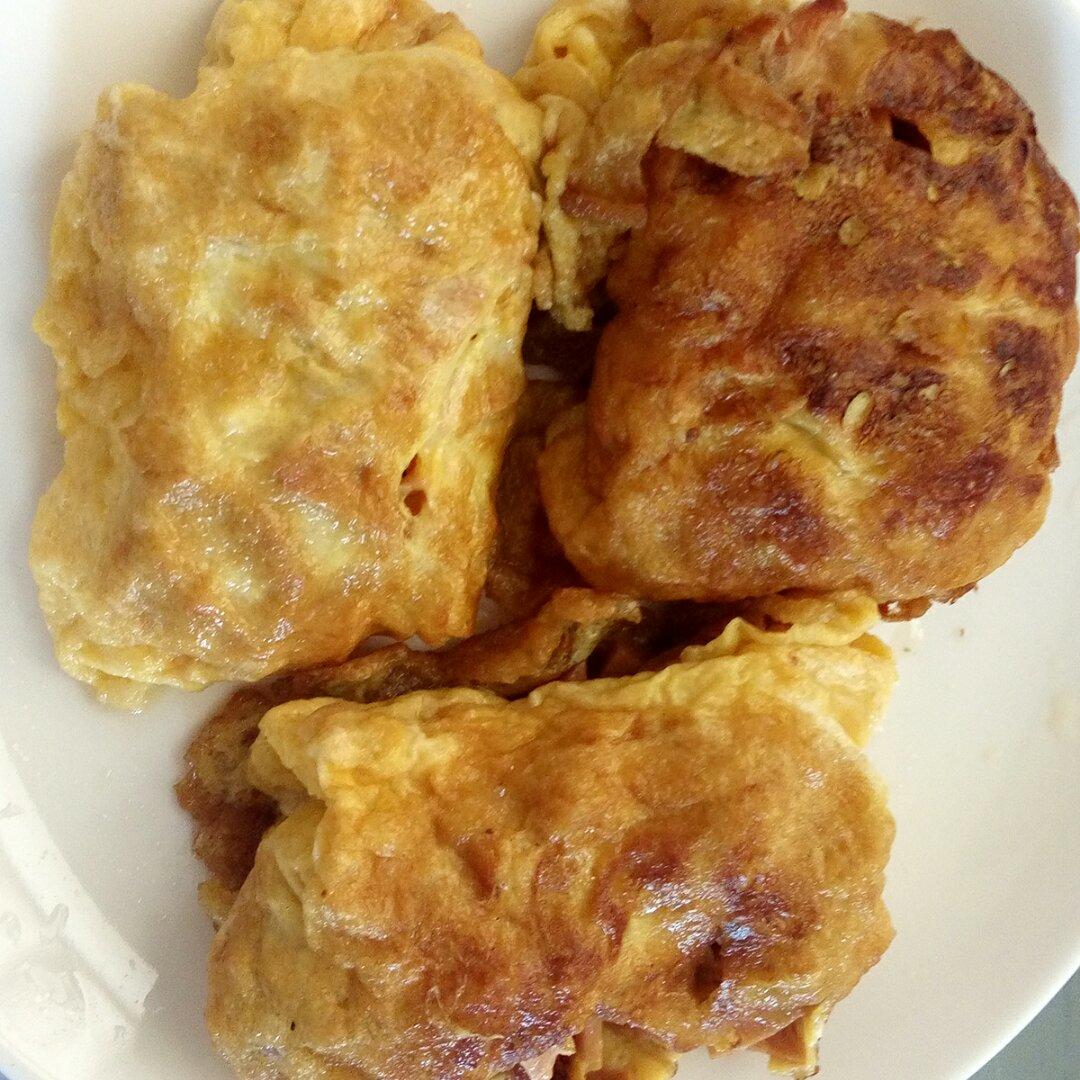 火腿鸡蛋卷