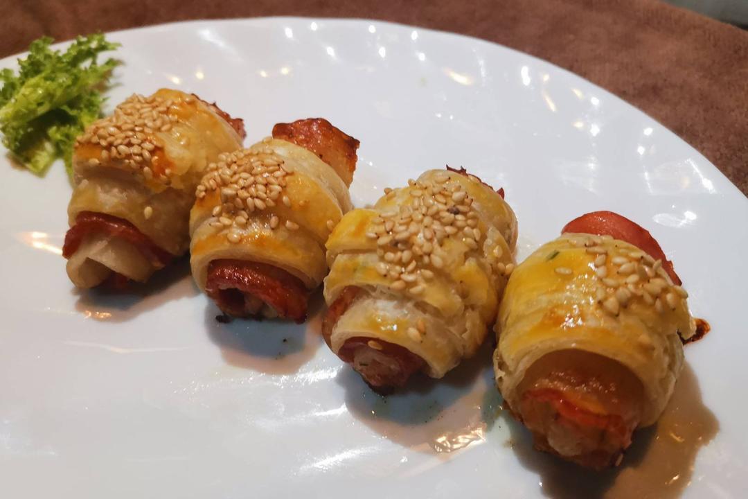 香肠可颂🥐（手抓饼版）