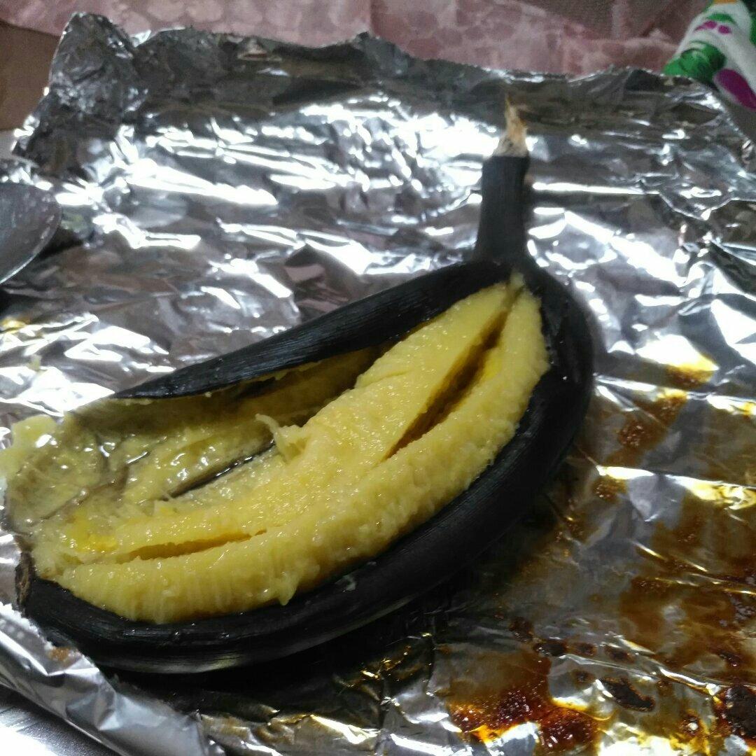 好吃到爆炸的烤香蕉