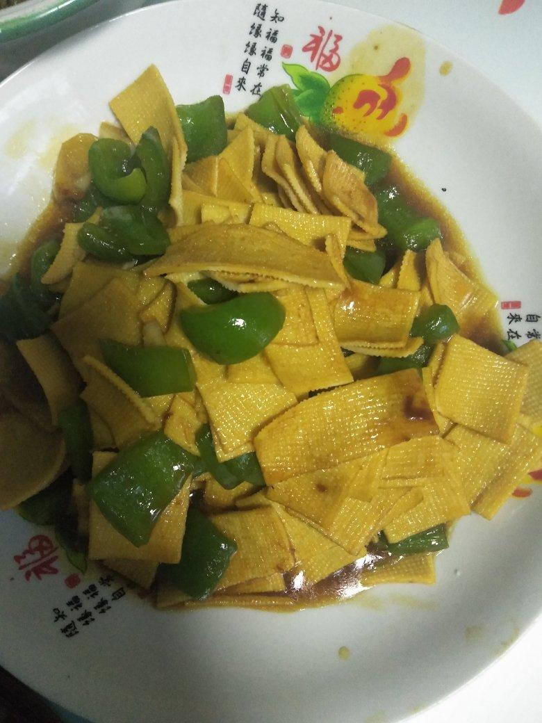 尖椒炒豆皮➕灵魂汤汁