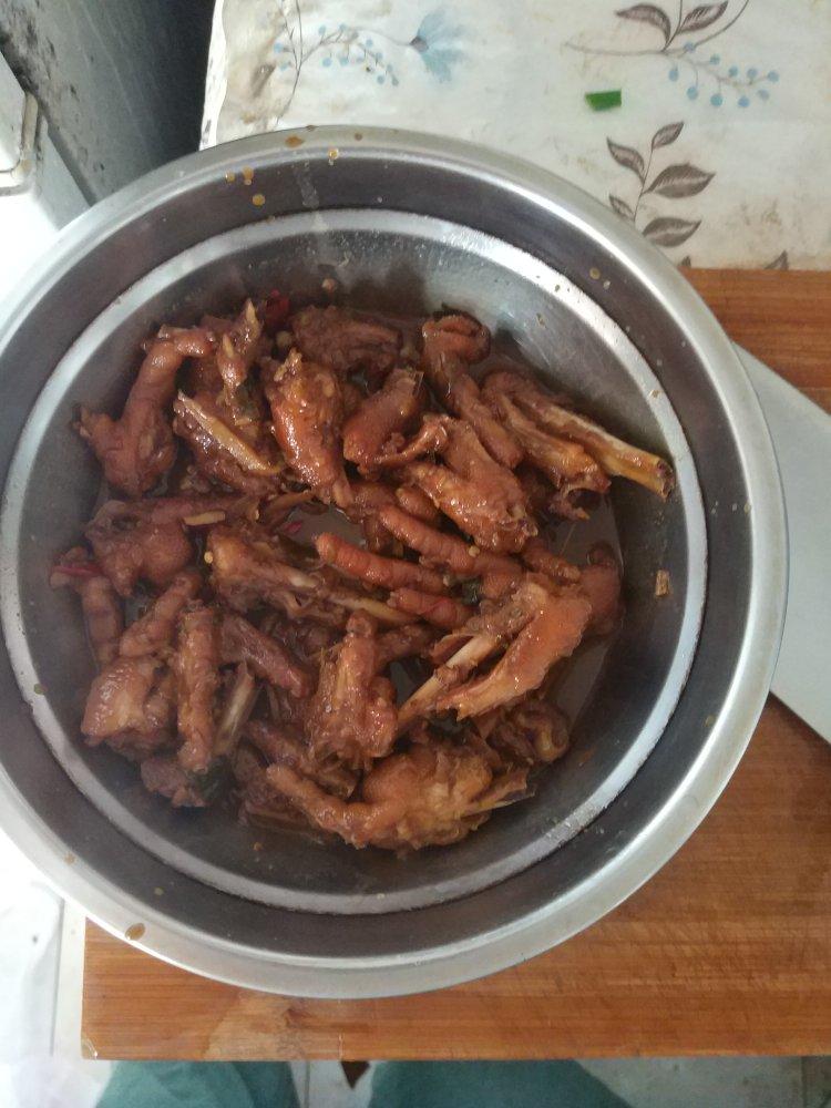 香辣烧鸡爪