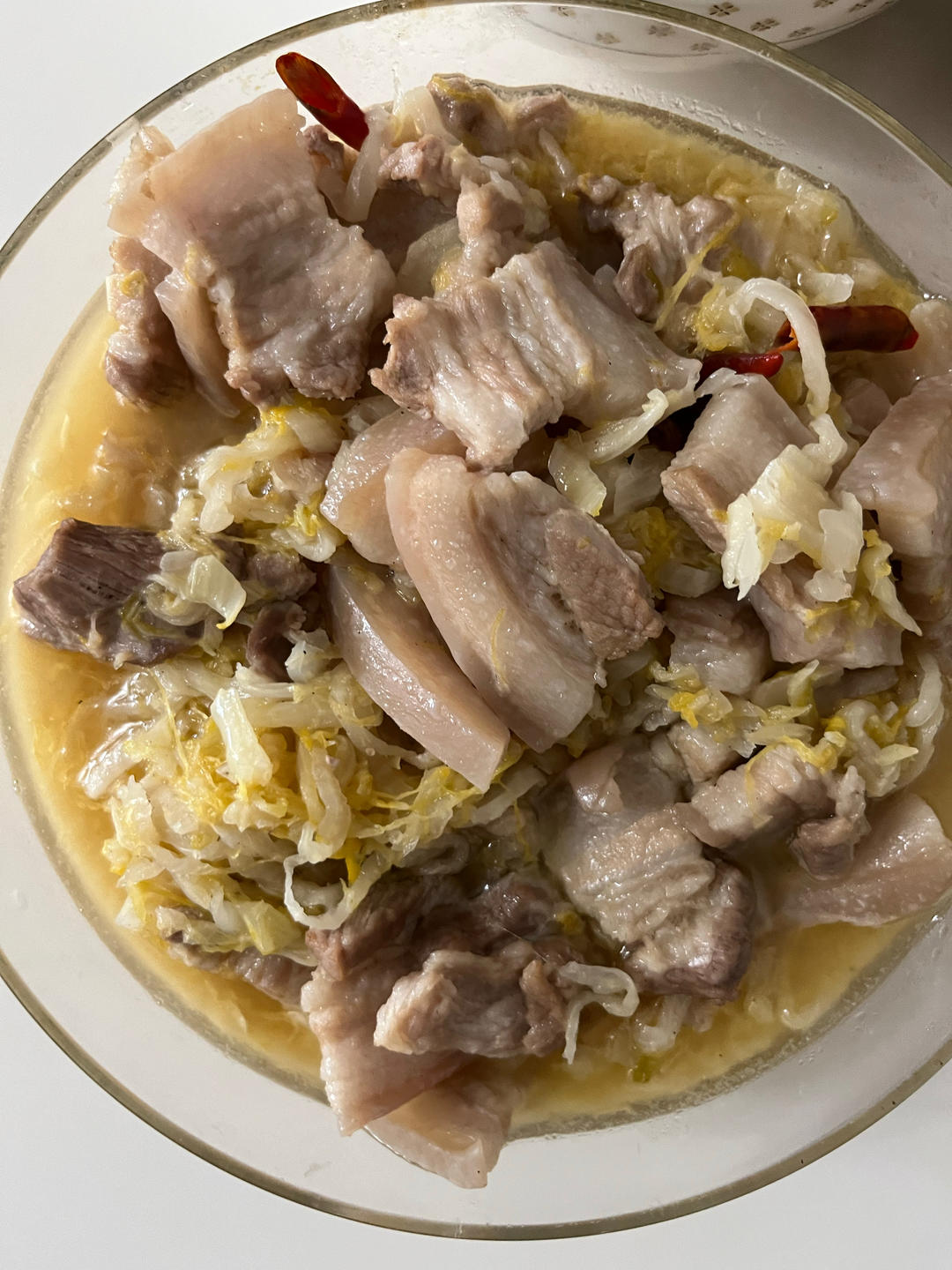 东北酸菜炖白肉