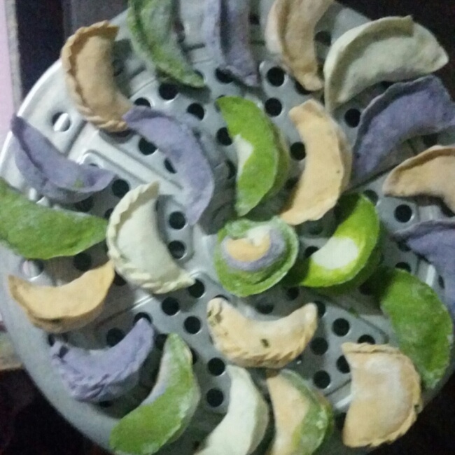 彩色饺子皮