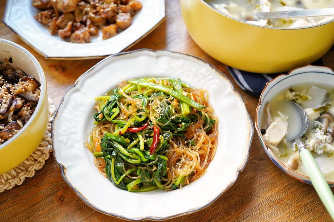 万能凉拌菜料汁（凉拌菠菜粉丝）