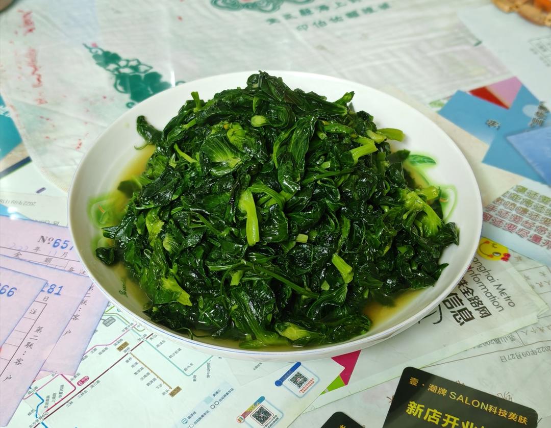 清炒豆苗的做法