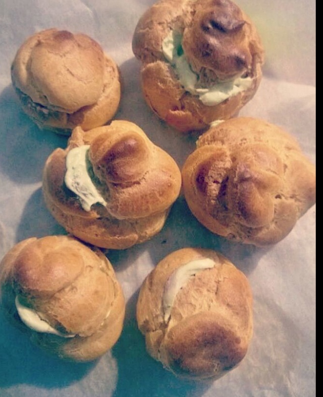 抹茶卡仕达泡芙