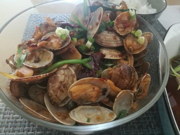 爆炒蒜蓉花甲